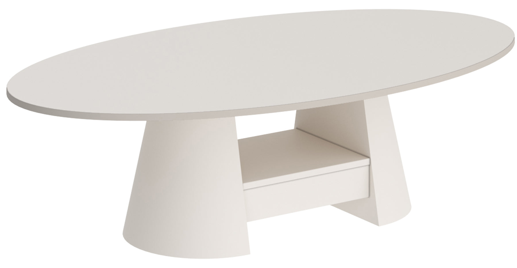 Stolik kawowy Flawelly 160x90 cm kaszmir mat