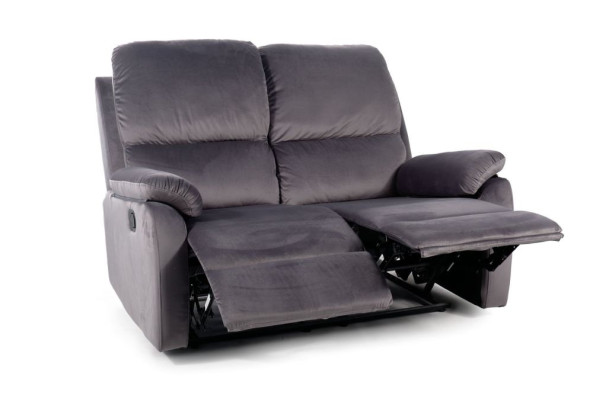 Sofa rozkładana SPENCER 2 VELVET szara