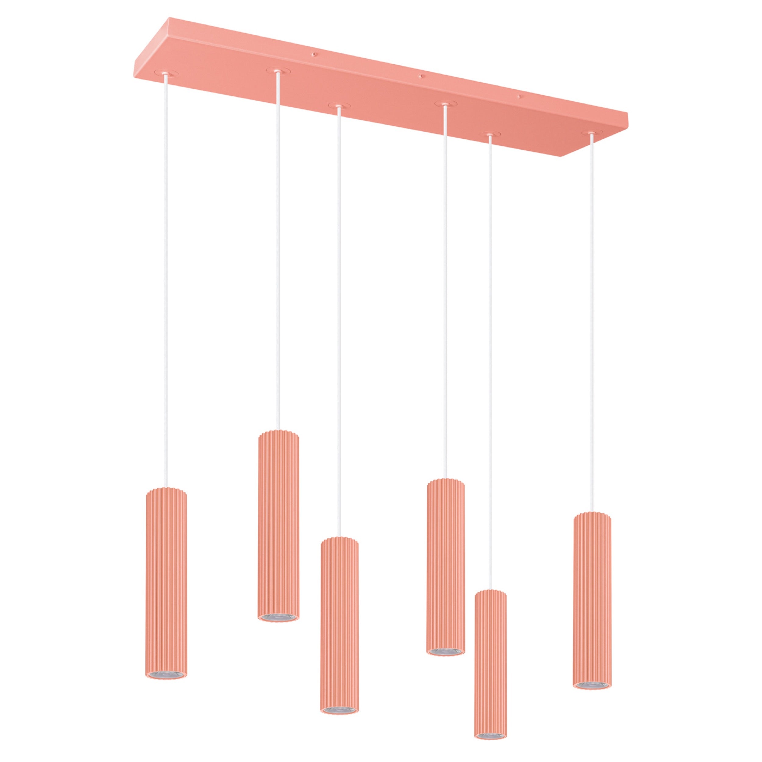 Lampa wisząca Smart Ivar 6L brzoskwiniowa LED barwa neutralna