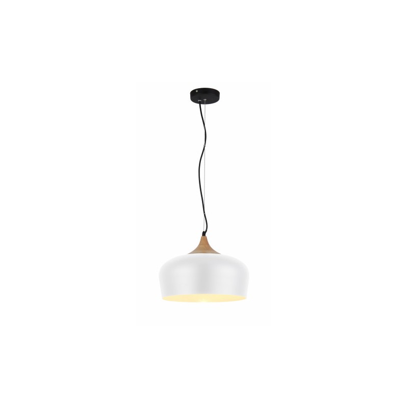Nowoczesna Lampa Wisząca Biała Parma