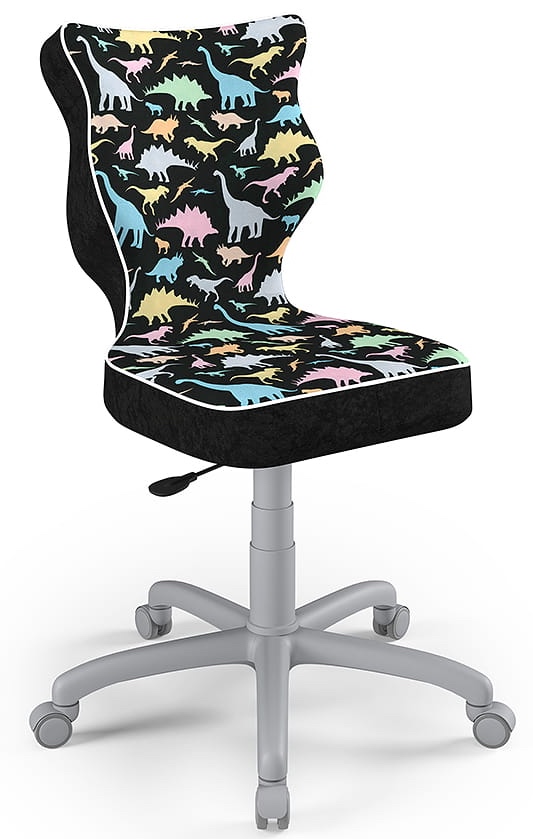 Ergonomiczne krzesło dla młodzieży Petit Grey rozmiar 5 (146-176,5 cm) wzory