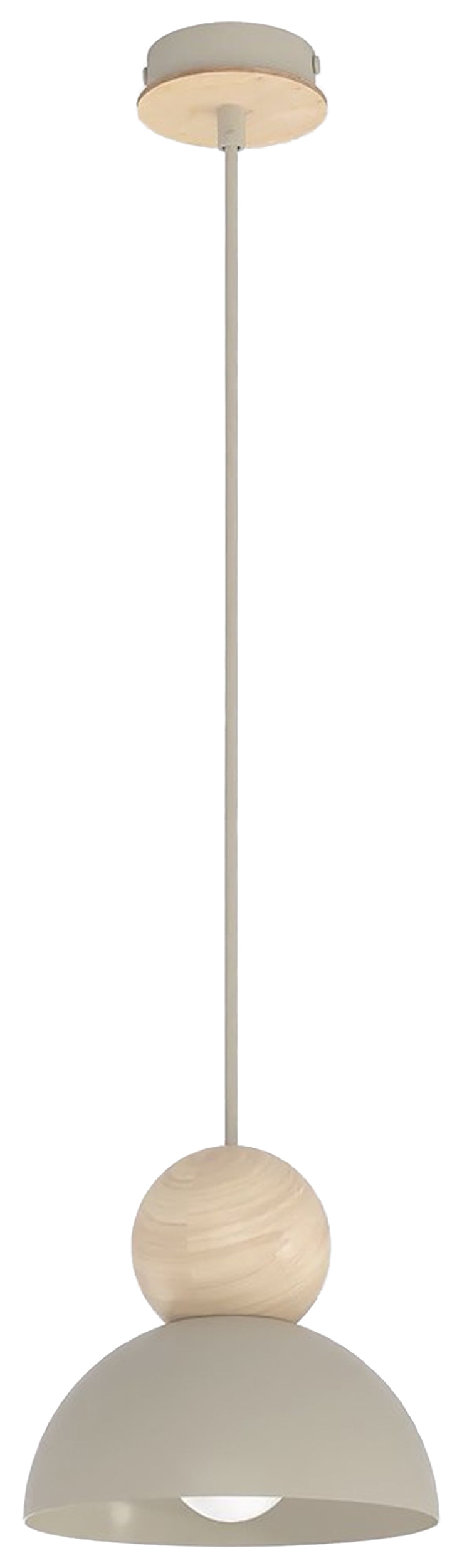 Lampa wisząca Kaki S mokka
