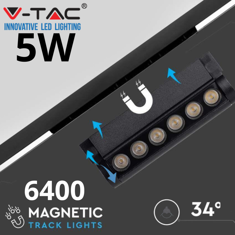 Lampa Magnetyczna Serii Agata Sku 10259 V-Tac 5W