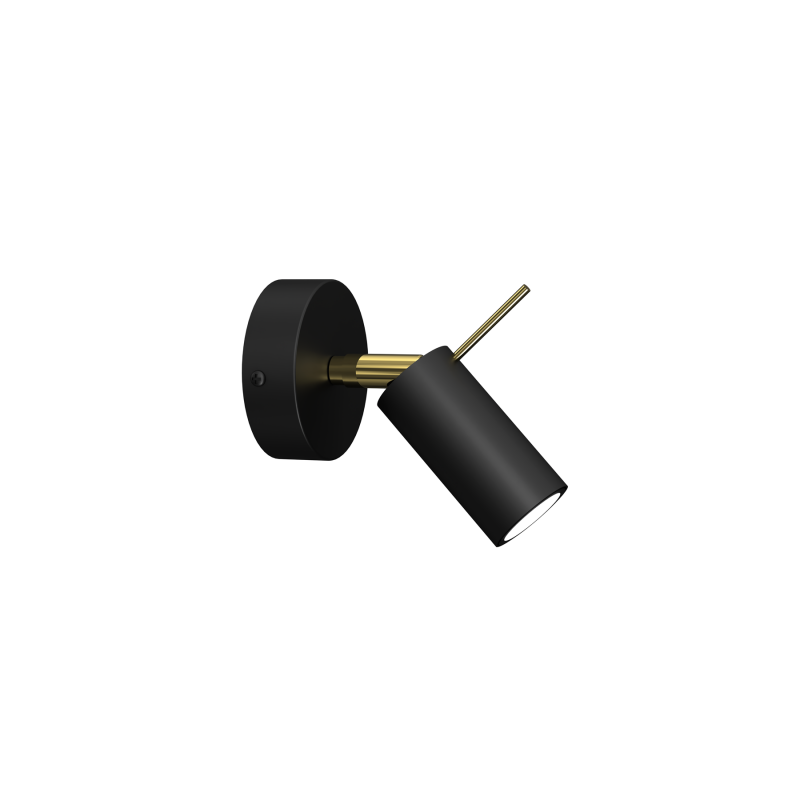 Kinkiet Preston Gold/Black 1X Mini Gu10