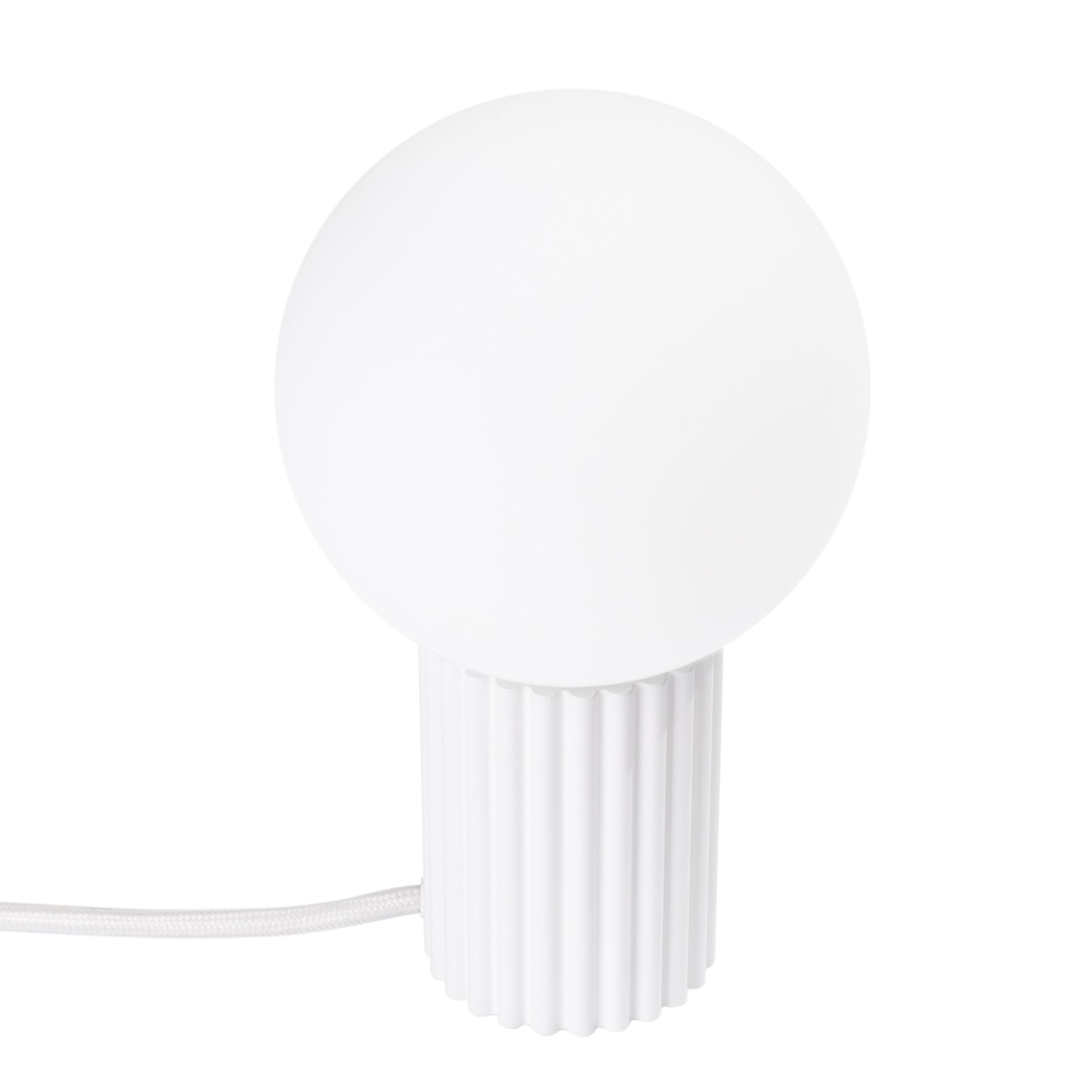 Lampa stołowa Halo biała