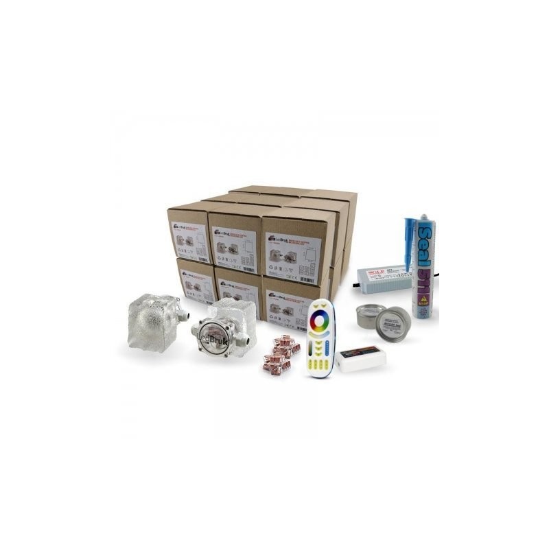 Kostka Brukowa Led Creativ Rgb+Bz - Zestaw 18Szt