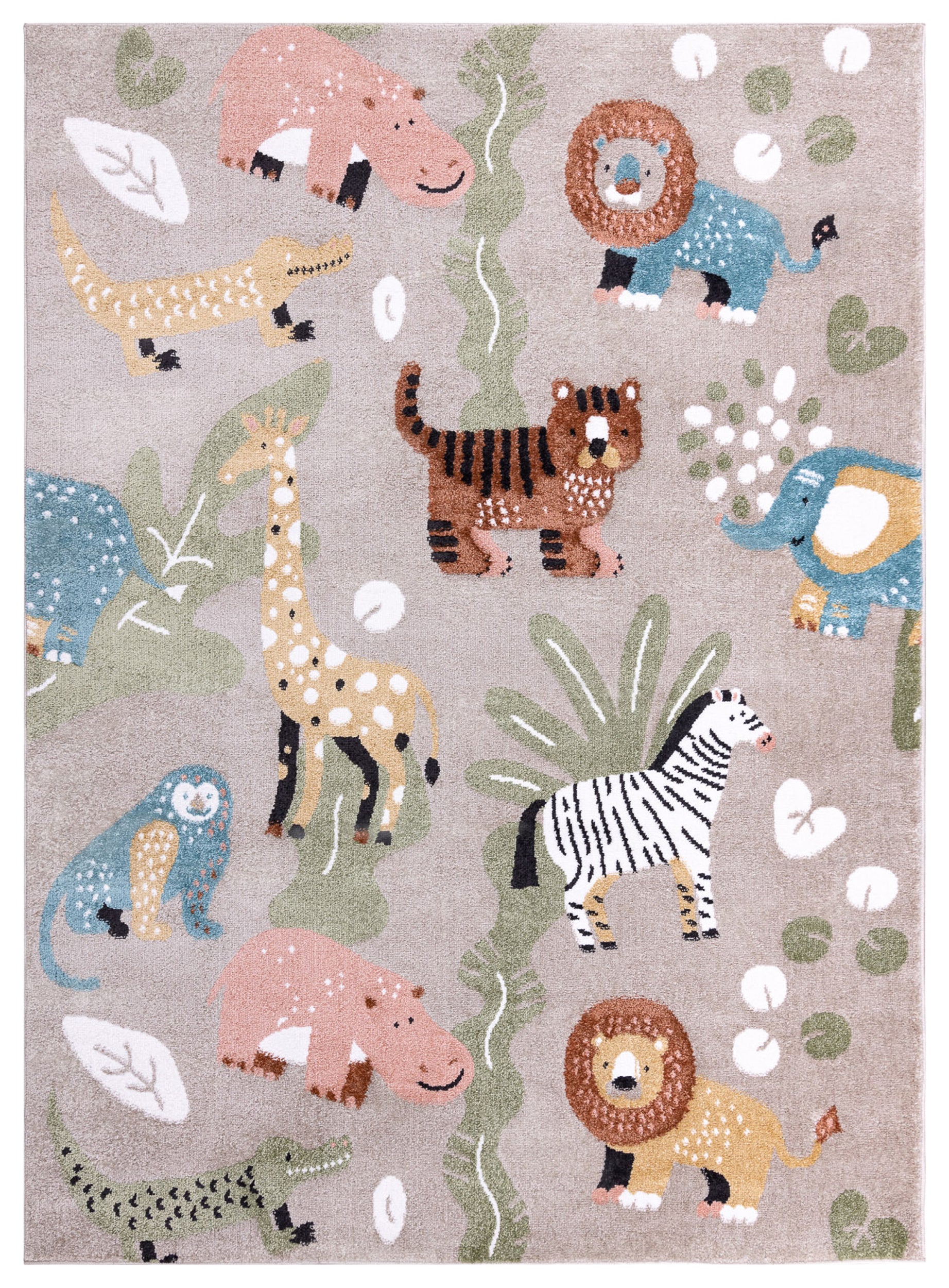 Dywan dziecięcy Fun Africa 120x170 cm beżowy