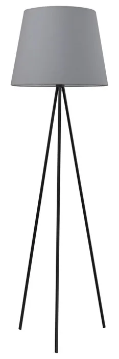 Czarno-szara lampa stojąca trójnóg EXX153-Coletta | Edinos.pl