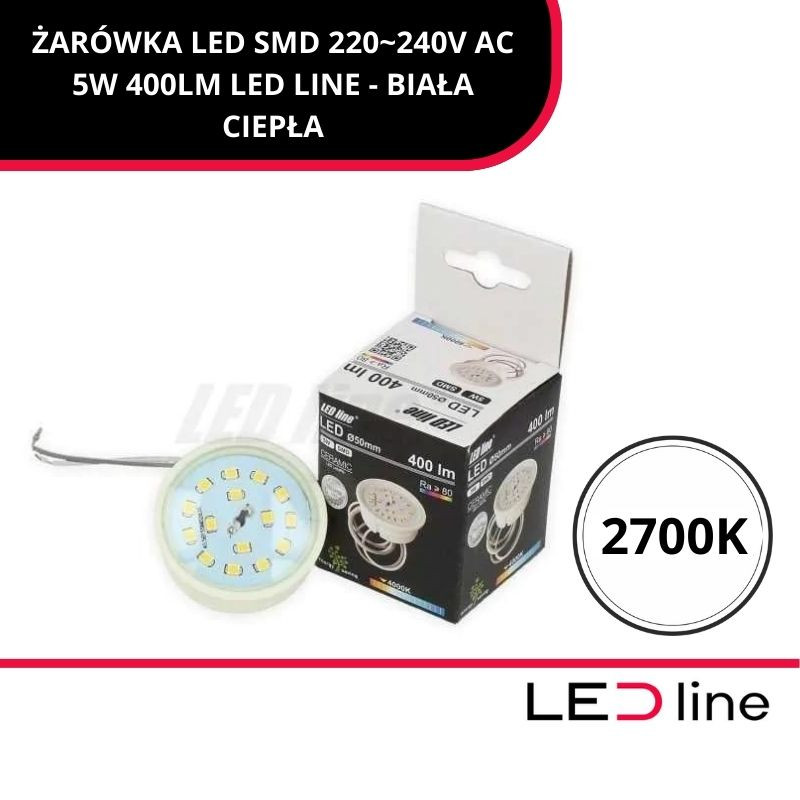 Led Line™ Smd 5W 2700K 400Lm 220-260V 50Mm
