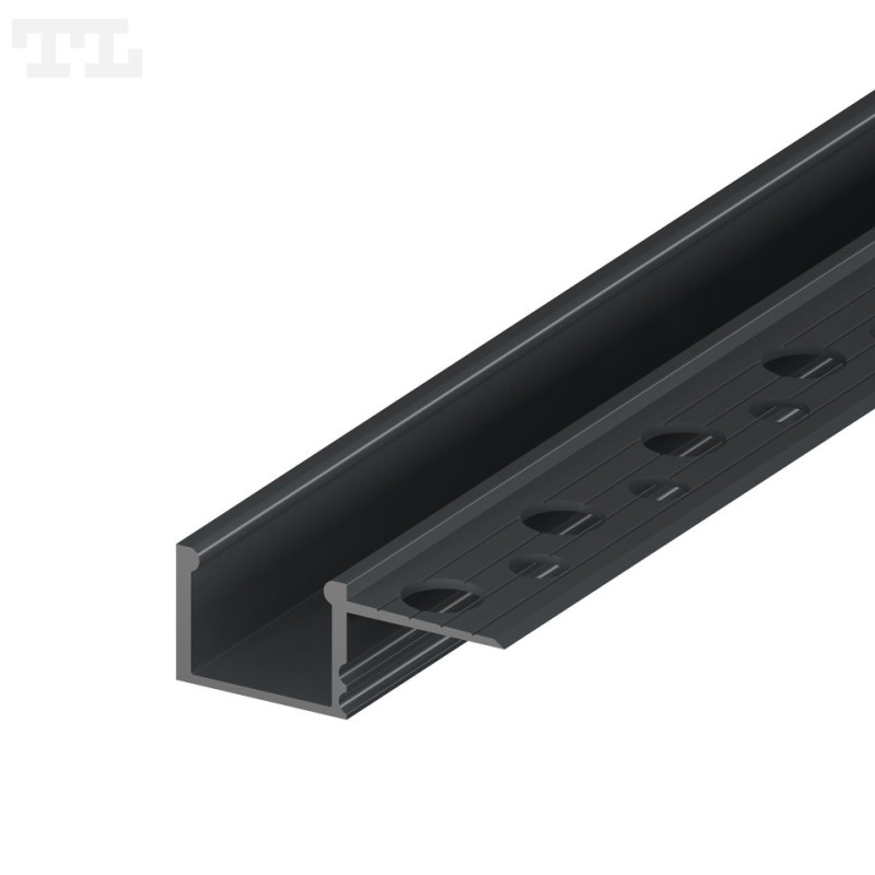 Profil LED GK z jednym uchem GK18-3 1/2 grafitowy RAL7016 3 m