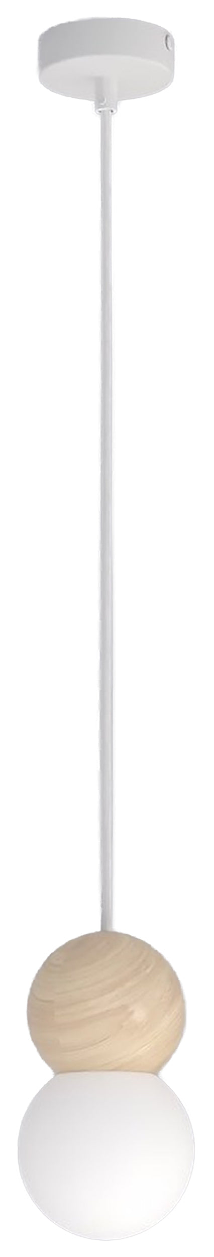 Lampa wisząca Loop x1 biała