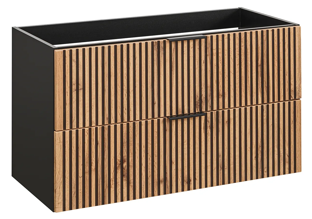 Szafka na umywalkę z 2 szufladami 100 cm Denila 6X | Edinos.pl