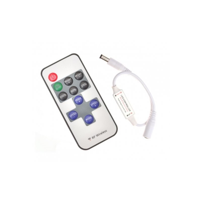 Ściemniacz Led Mini 5-24V 6A + Pilot Radiowy Rf