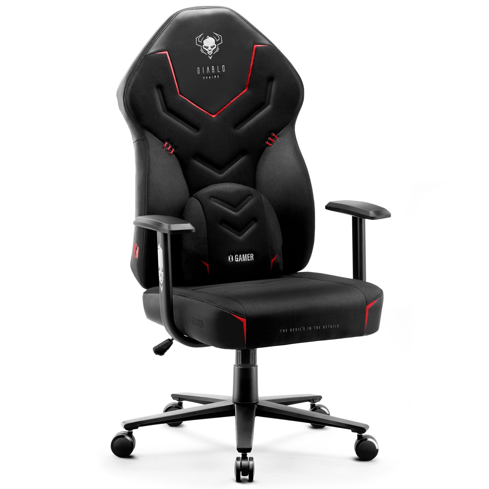 Krzesło do gamingu Diablo X-Gamer 2.0 Normal Size Dark Obsidian