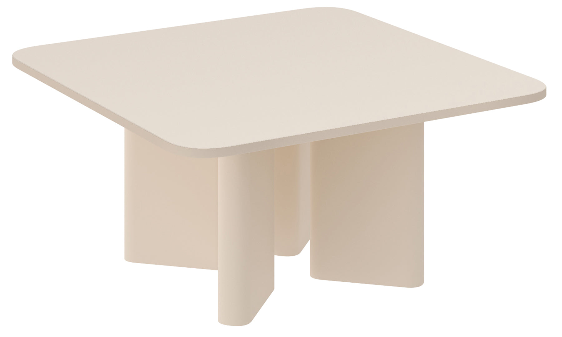 Stolik kawowy Rallity 80x80 cm cappuccino mat