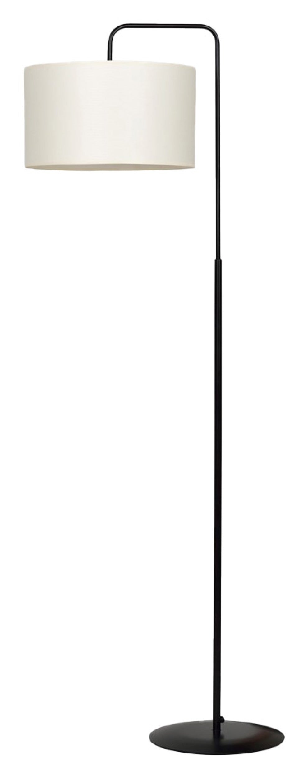 Lampa podłogowa Trapo czarno-beżowa
