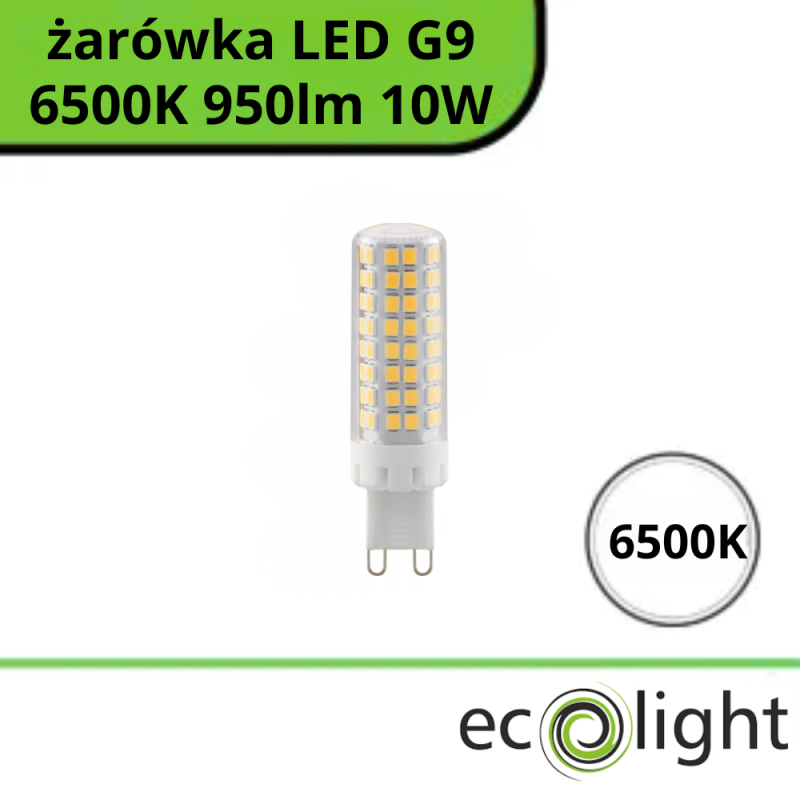 Żarówka LED G9 10W 6500K 950Lm