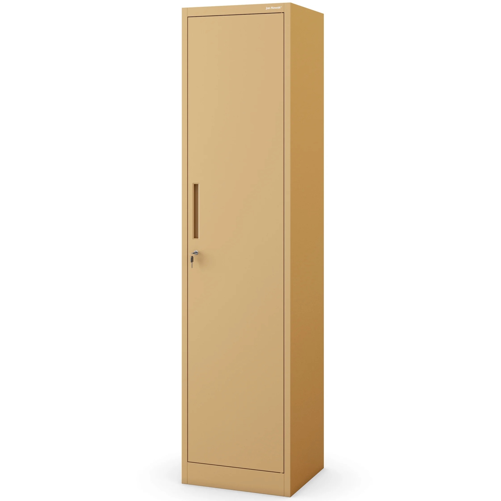 Metalowa szafa aktowa Alex Fresh Style 45x40x185 cm beżowa