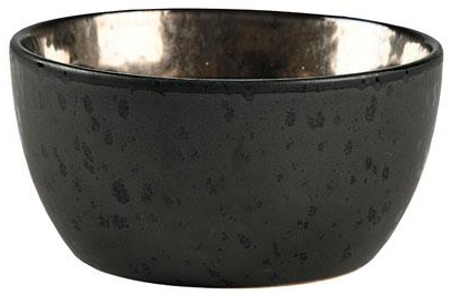 Miska Lapric Ø14x7 cm czarna - środek brązowy Outlet