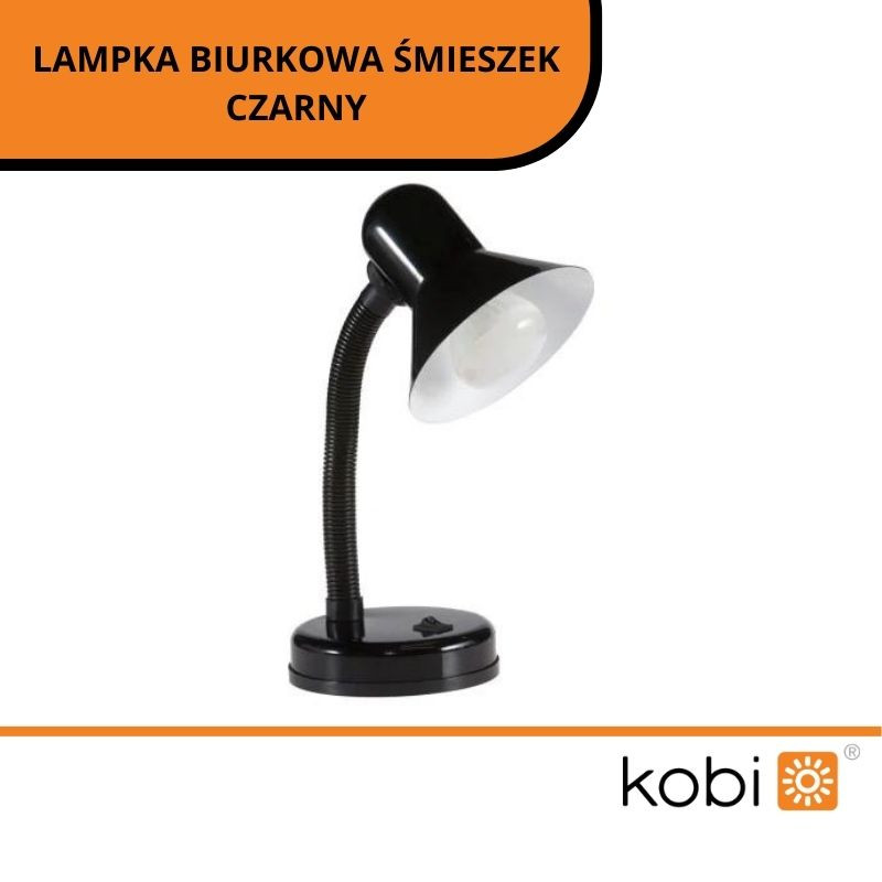 Lampka Biurkowa Śmieszek Czarny