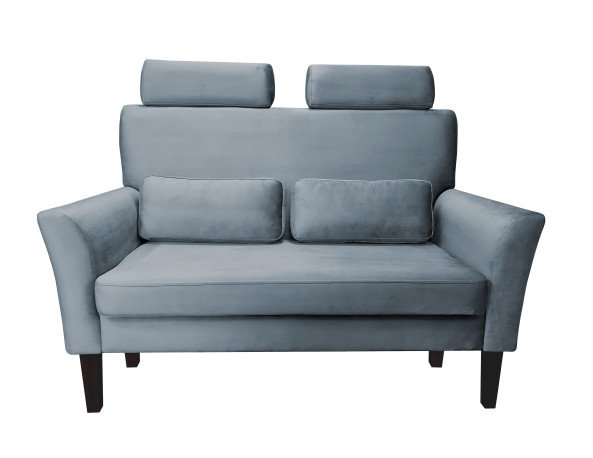 Sofa DENVER tkanina Welur noga drewniana