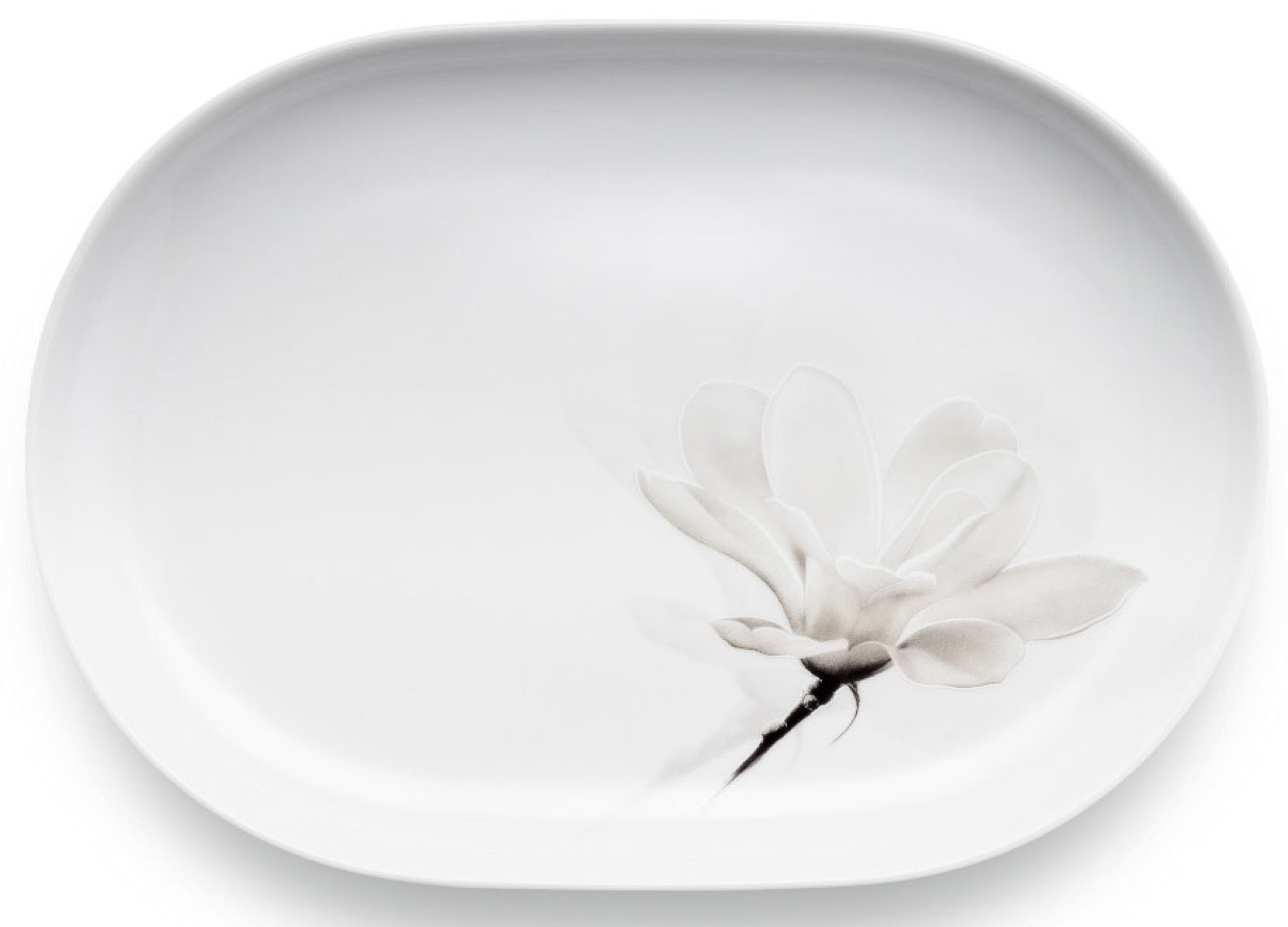 Półmisek porcelanowy Magnolia 28 cm biały