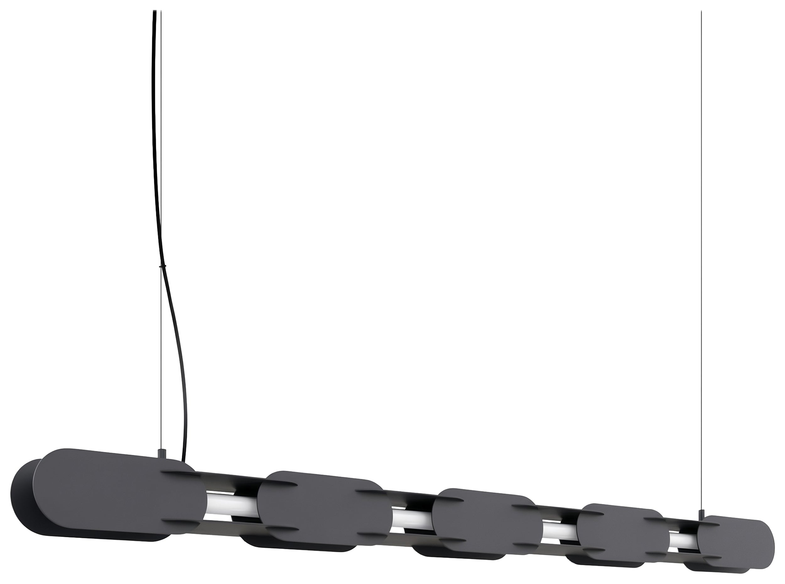 Lampa wisząca Chain 158 cm LED czarna