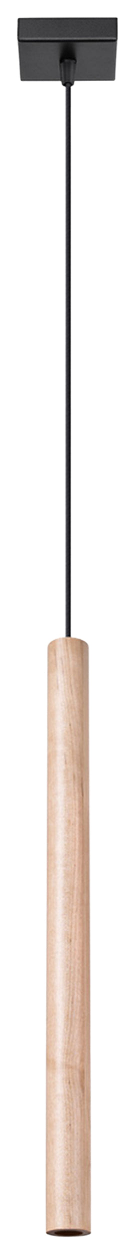 Lampa wisząca Pastelo x1 drewno