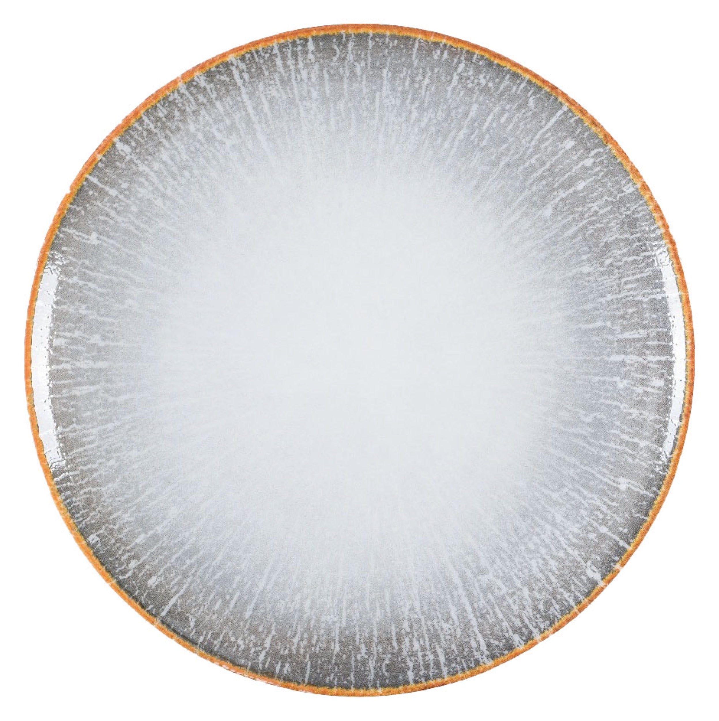Talerz płytki porcelanowy Boss 27 cm szaro-brązowy