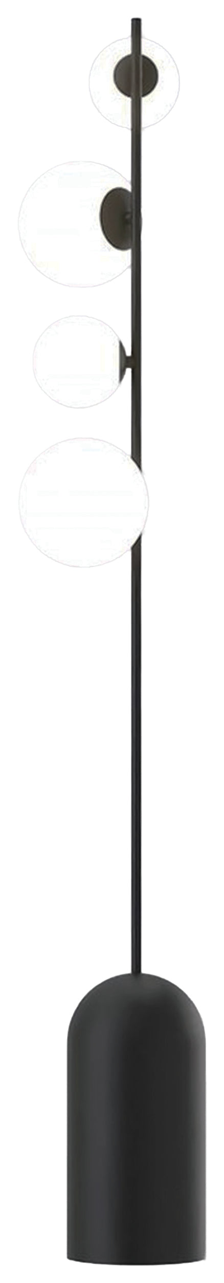 Lampa podłogowa Etno x4 czarna