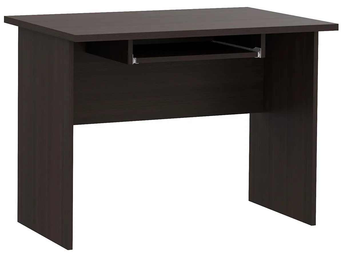 Minimalistyczne biurko komputerowe wenge Madris | Edinos.pl