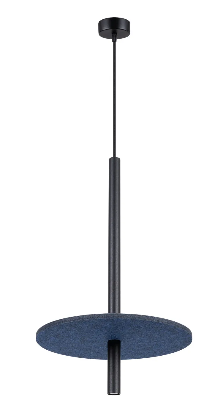 Granatowa lampa wisząca z regulowaną długością M162-Zerpen | Edinos.pl