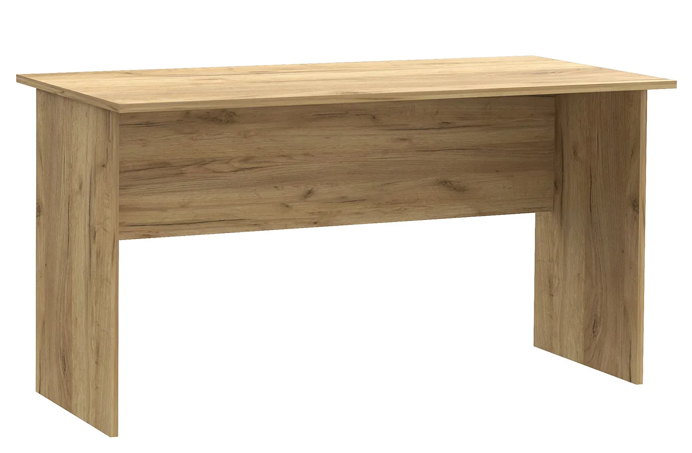 Minimalistyczne biurko biurowe dąb craft Paxa | Edinos.pl