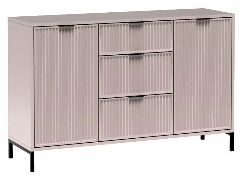 Lamelowa komoda z szufladami cashmere Tardes 4X | Edinos.pl
