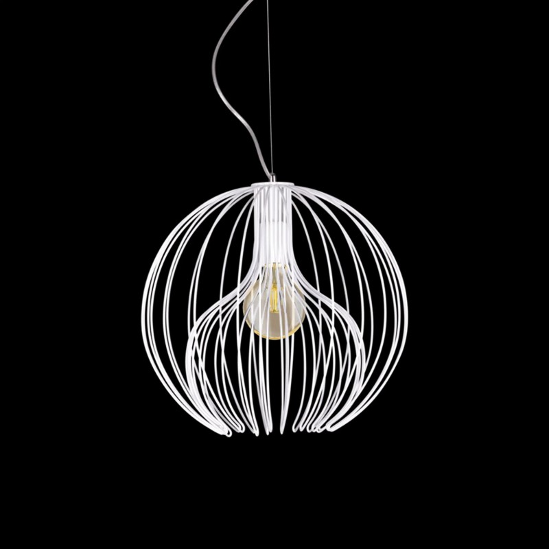 Lampa Wisząca K-3405 Biała Z Serii Tori