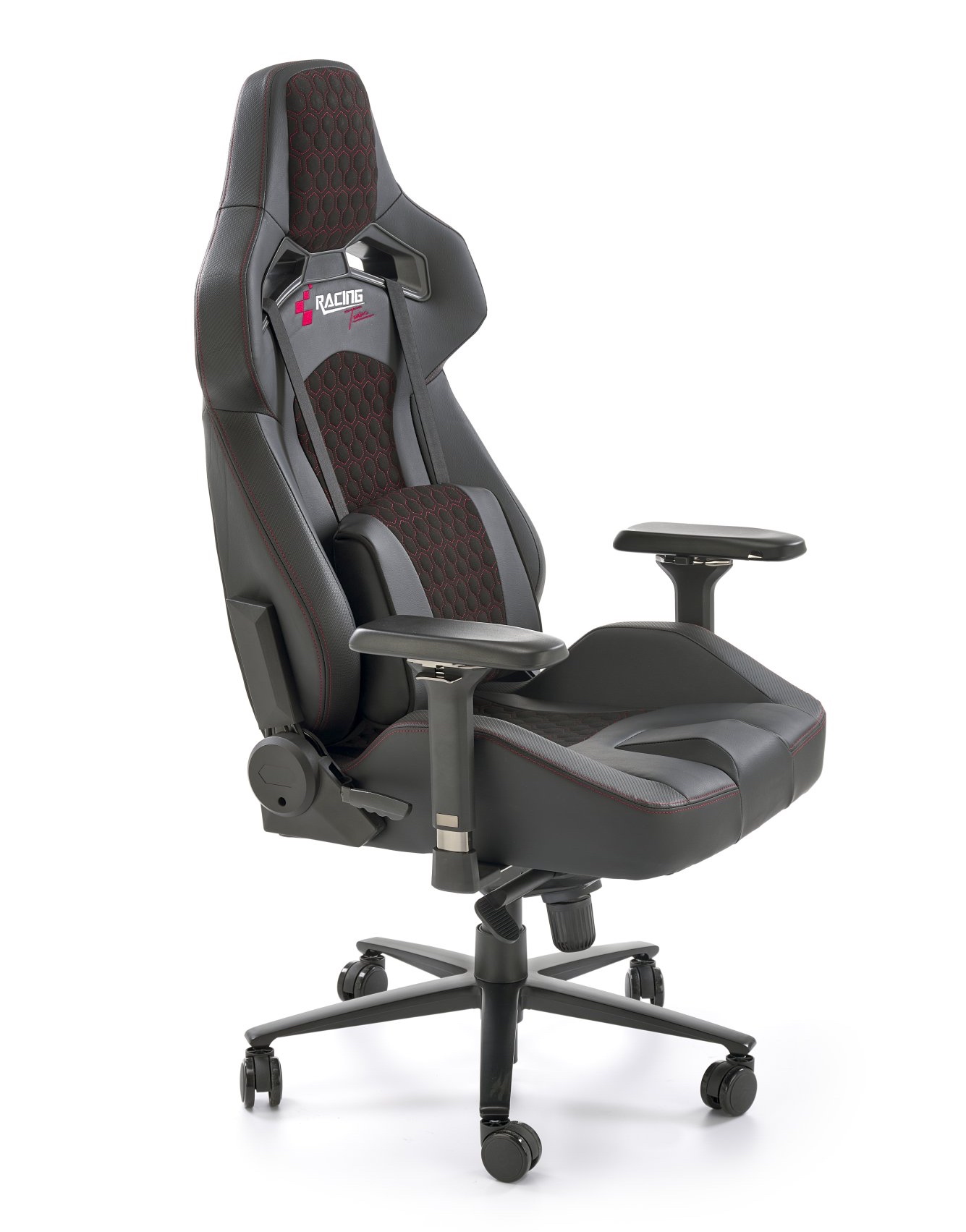 Czarny fotel do gamingu Baldur Halmar