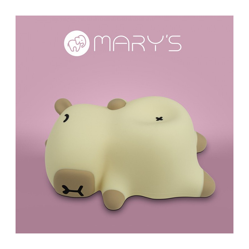 Mary's Oddychająca Lampka Led Kapibara Chrapuś