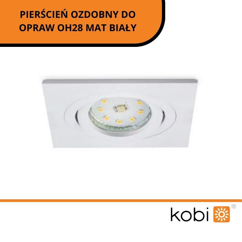 Pierścień Ozdobny Do Opraw Oh28 Mat Biały