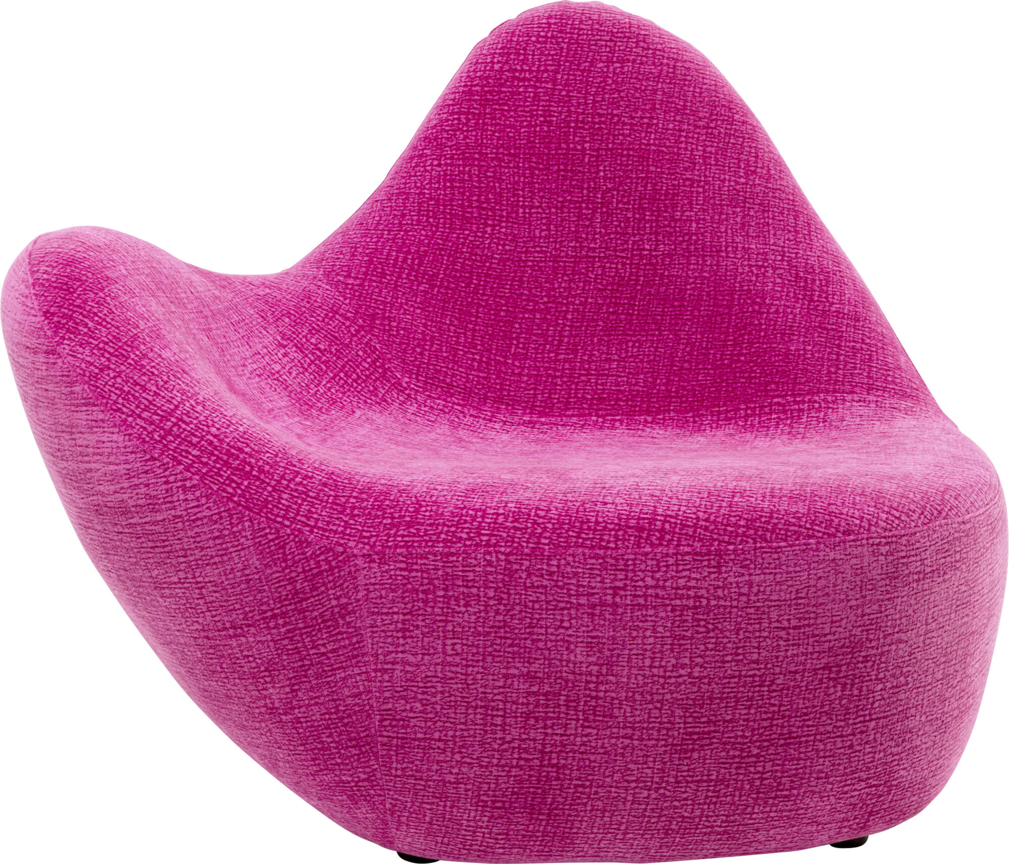Fotel Glow Wave Medium różowy 116 cm