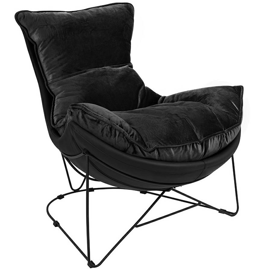 Designerski fotel wypoczynkowy Otilia Stand Velvet