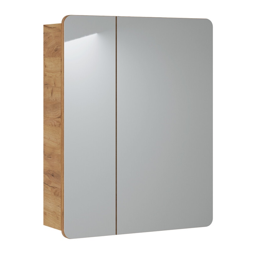 Szafka łazienkowa z lustrem 2-drzwiowa 60 cm, Aruba 841 FSC
