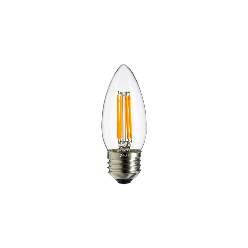 Żarówka Filamentowa Led 4W C37 E27 4000K