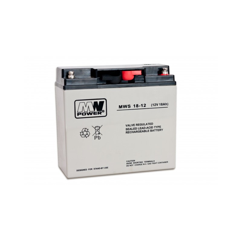 Akumulator Agm Mws 18-12 12V 18Ah Mw Power