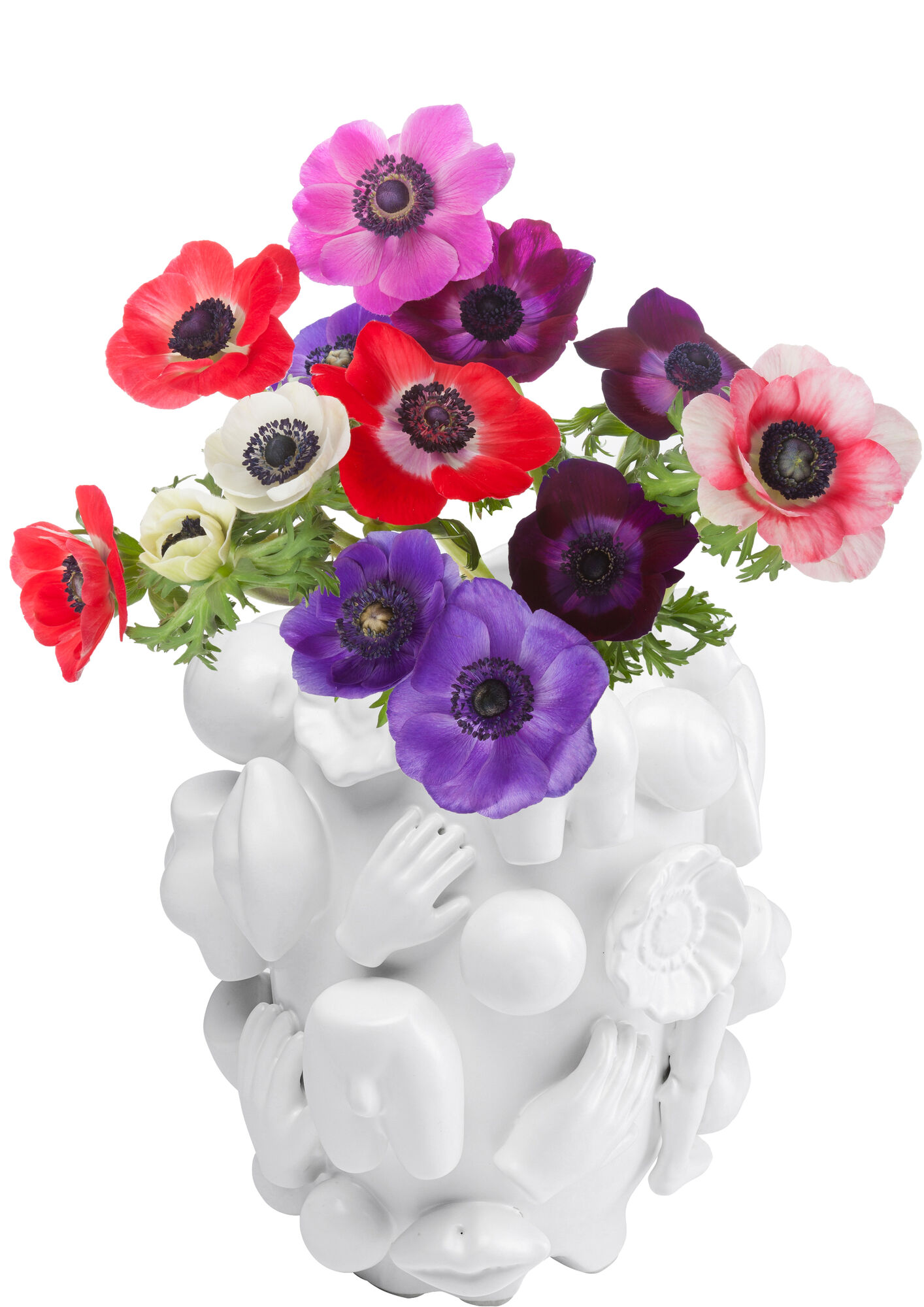 Wazon dekoracyjny biały 25 cm