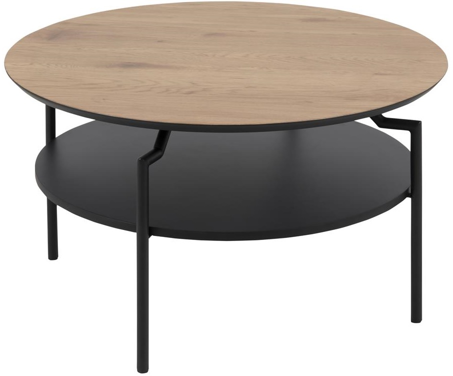 Stolik kawowy okrągły metalowy Ø80x45 cm