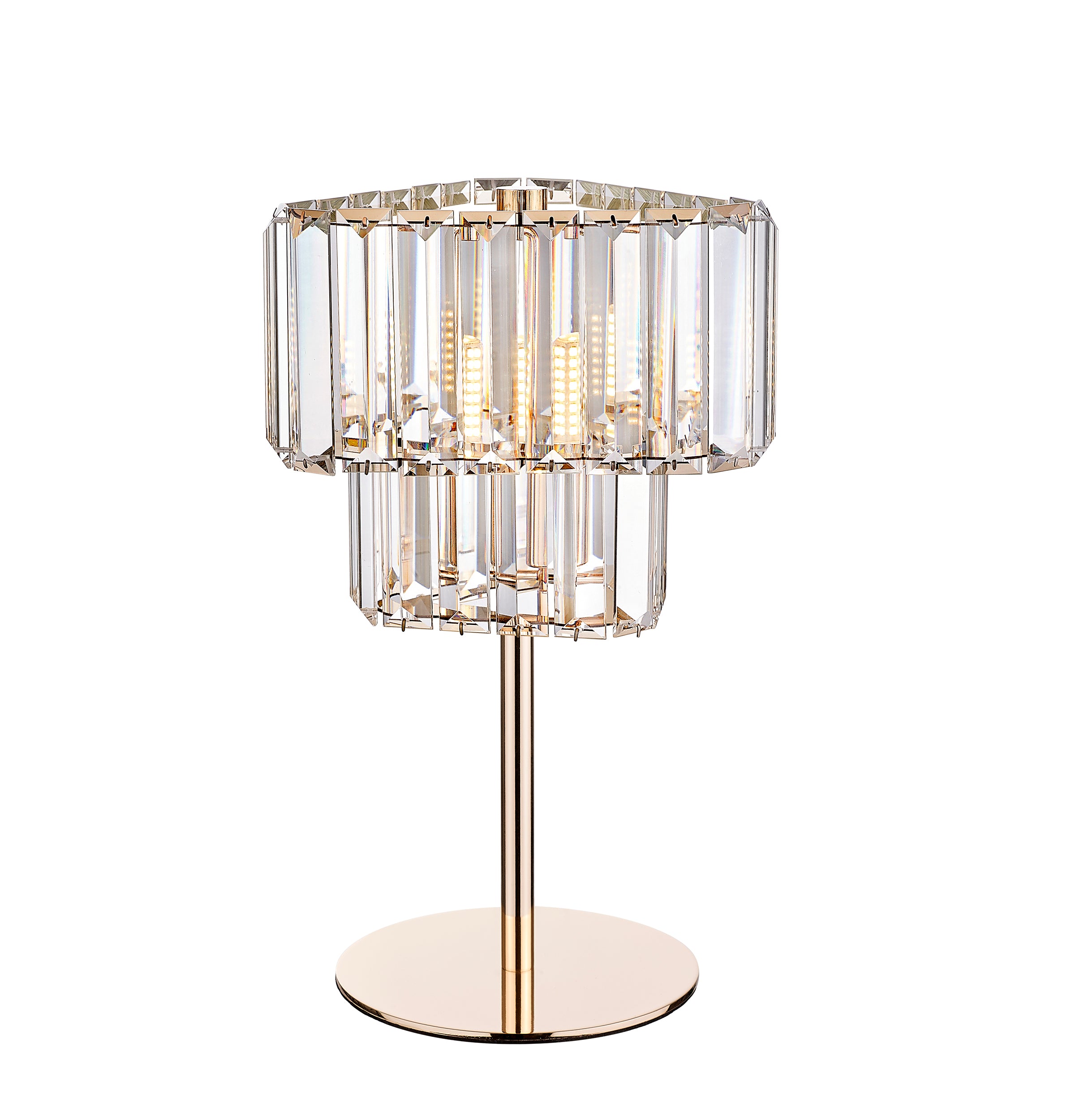 Lampa stołowa Helios złota