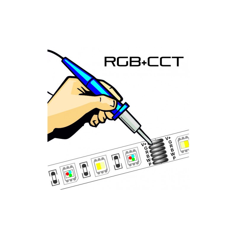 Usługa Lutowania Taśmy Z Taśmą Rgb+Cct