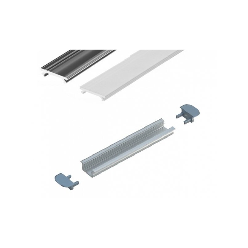 Zestaw: Profil B 1M Inox + Klosze + Akcesoria
