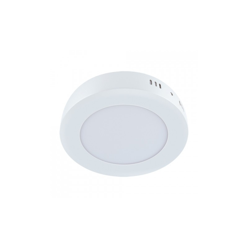 Biała Okrągła Oprawa Sufitowa Martin Led C 6W 4000K