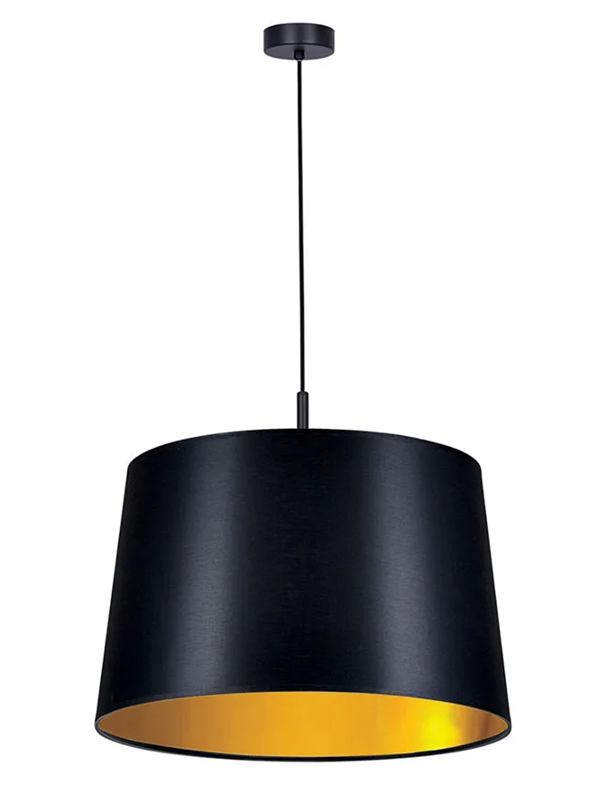 Lampa wisząca z czarno-złotym abażurem S911-Sorgus | Edinos.pl